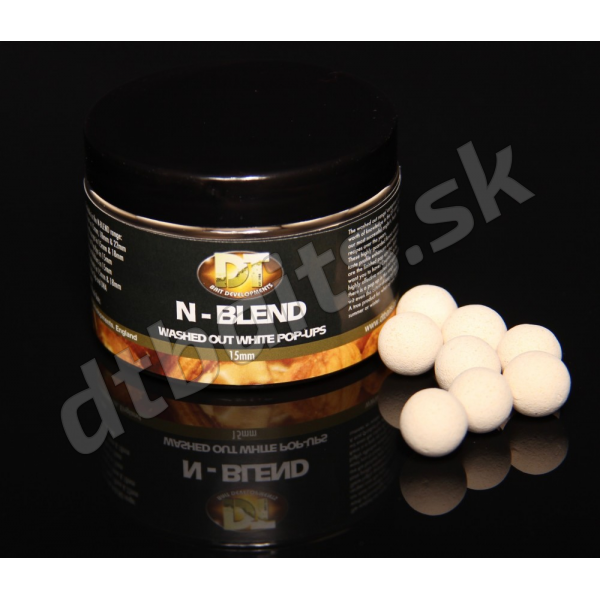 Pop-Up DT Baits N-BLEND WASHED OUT WHITE (15mm)